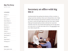 Tablet Screenshot of bigtitsdiary.com